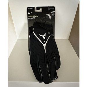 Nike Jordan Superbad Men’s Sticky Magnigrip Football Gloves Size L DM0049-091